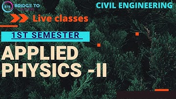 1st sem Group B | physics II| Itroduction | Secure your future | Bridge To Success civil engg
