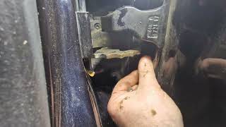 Vw transporter T6 drivers lower door hinge fix replacement