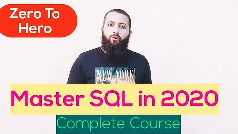 SQL Complete Crash Course in 2020 - Master SQL from Zero To Hero Level in 2020 - Complete Tutorial