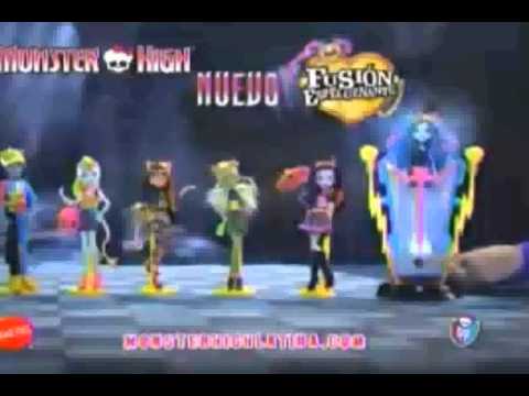 Comercial Mattel latino Monster high Fusión espeluznante :Camara electrificante de frankie 2014