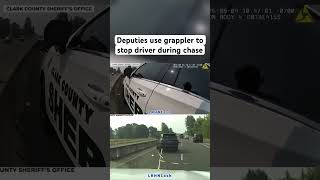 Deputies use grappler to stop driver during chase #lrhncash #policepursuit