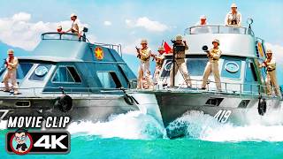 Famous Chuck Norris Destroys Vietnamese Navy Scene | BRADDOCK: MISSING IN ACTION III (1988) Movie CLIP 4K Net Worth