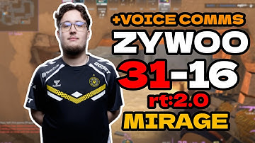 ZywOo (31-16) rt:2.0 SoloQ +VOICE COMMS l NA FACEIT RANKED (mirage) | Jun 22, 2025 #cs2 #pov