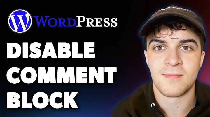 How to Disable Comment Block in Wordpress (Full 2025 Guide)