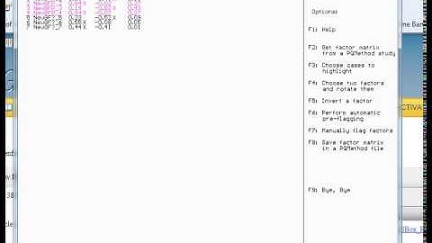Video 12 Centroid with Hand Rotation Part 2 PQMethod