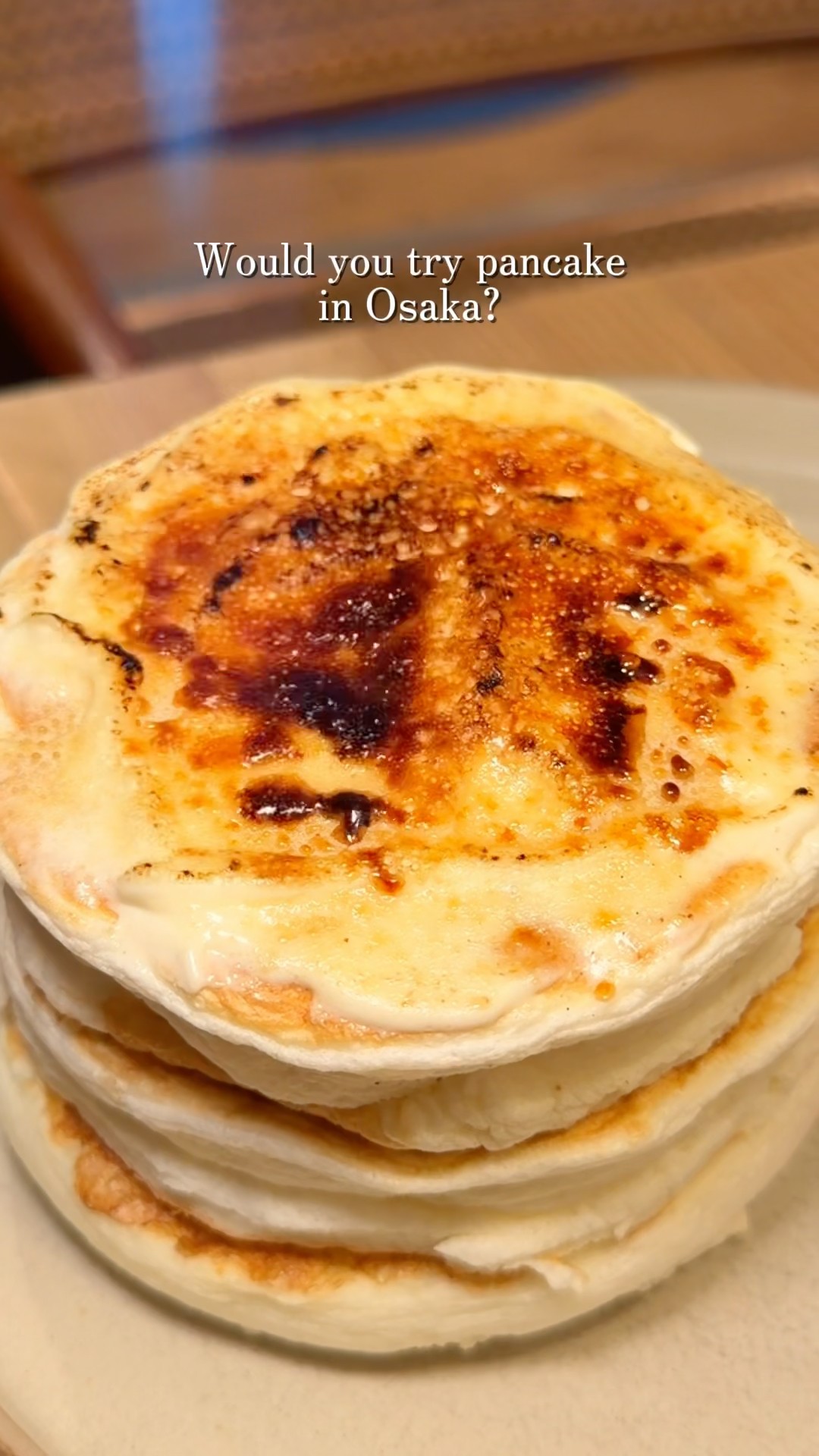 A fluffy and jiggly pancake experience in Shinsaibashi, Osaka