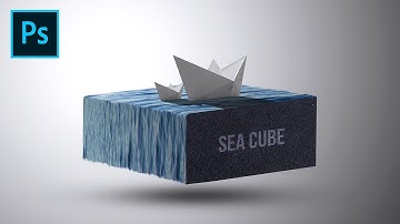 SEA CUBE - Photoshop 3D Manipulation Tutorial