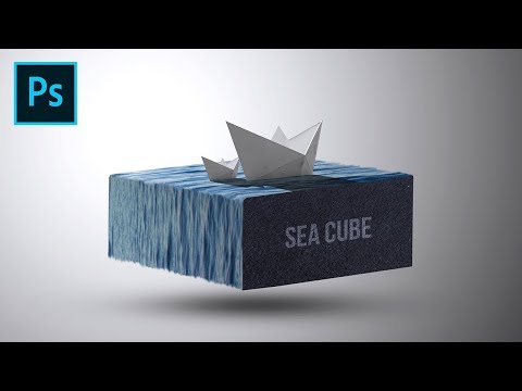 SEA CUBE - Photoshop D Manipulation Tutorial