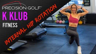 Internal Hip Rotation - PGA Tour players have a minimum of 45° of internal hip rotation….Do you