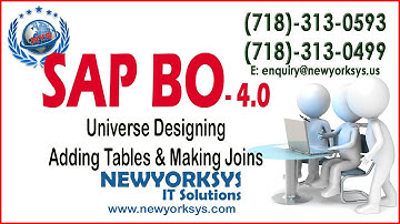 SAP BO Online Training Overview - Newyorksys.com