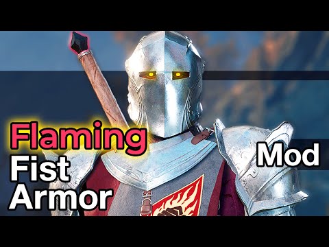 Flaming Fist Armor and Shield MOD - Baldur's Gate 3