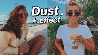 How to get the Dust Particle Effect on iPhone