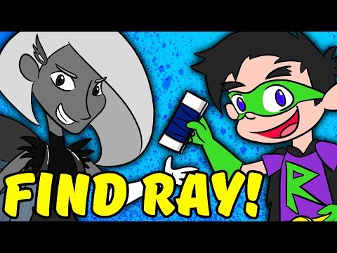 Can You Find Ray Blank? Grace Cale & Ray Blank Steal All The Color! | Fun Kids Games at Cool School