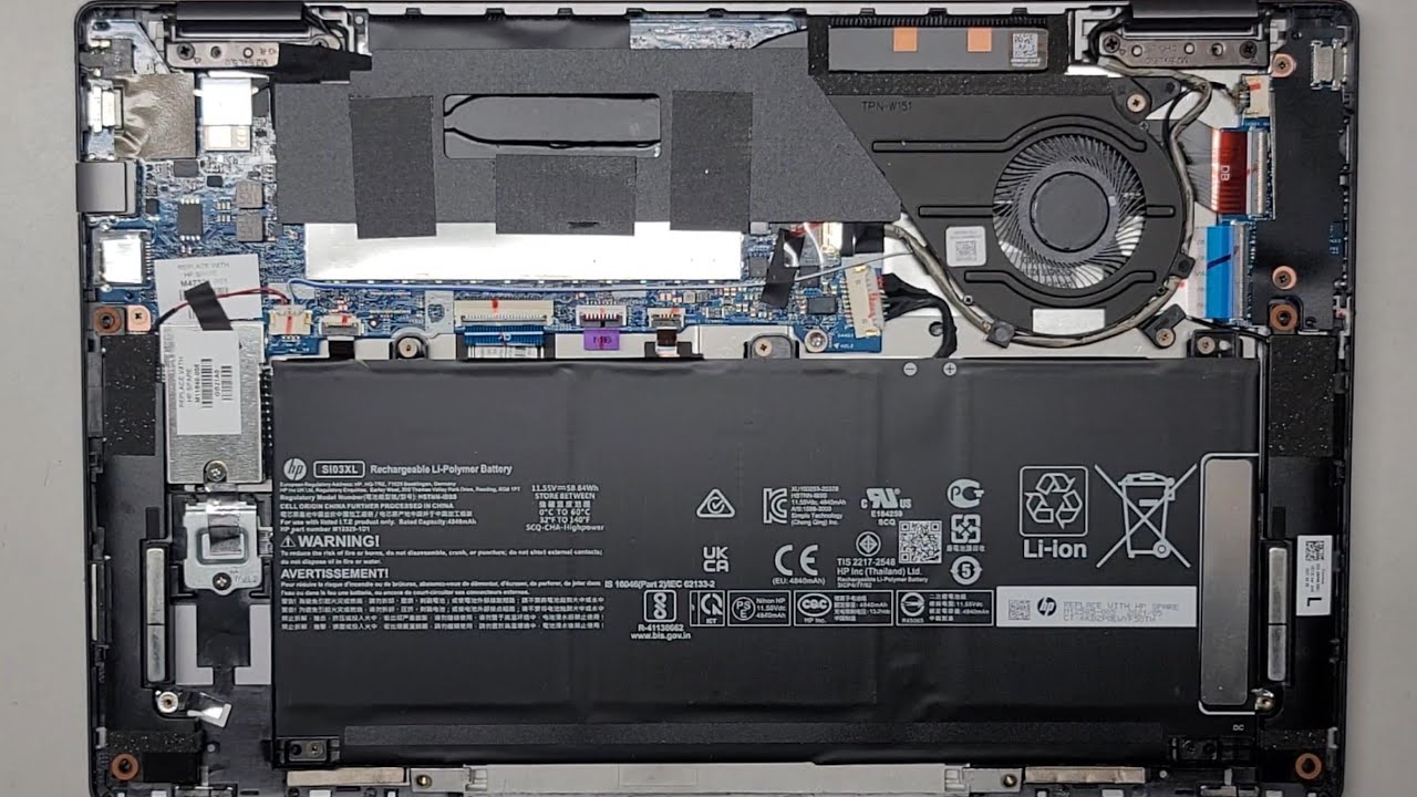 HP Chromebook X360 14c-cc0013dx Disassembly Battery SSD Quick Look