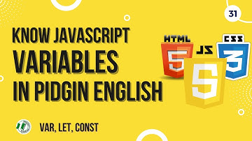 JavaScript Variables - Pidgin English