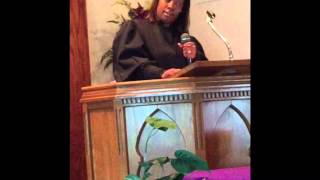 Minister Kashira Reid preaching at Journey of Faith Women's Day in Atlanta, GA