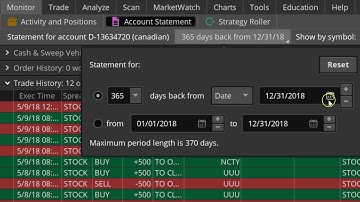 Importing Multiple Years From TOS into TraderSync