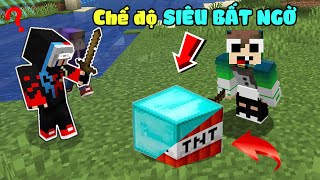 MINECRAFT THỬ THÁCH noob team chơi chế độ siêu bất ngờ