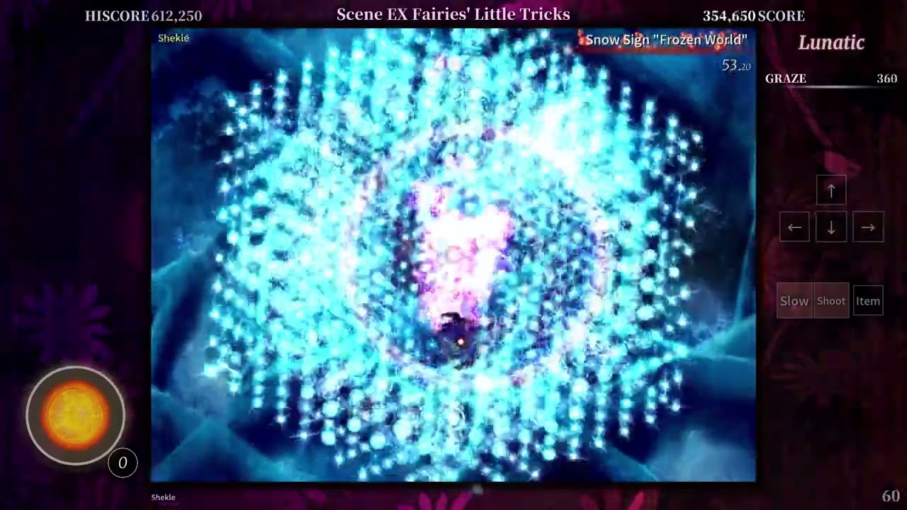 Touhou Iyuushou ~ What the Bullet Hell?! - Day 1: Lunatic - Scene EX Cleared