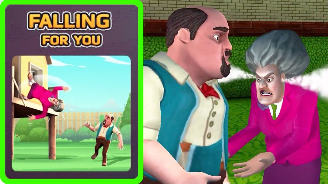 Scary Teacher 3D - Gameplay Walkthrough Part 1 - Falling for You