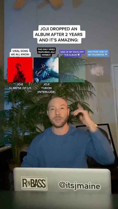 Joji Finally Dropped An Album After 2 Years “SMITHEREENS”! Glimpse Of Us, Die For You, Etc. #shorts