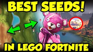 BEST LEGO FORTNITE SEEDS! Lego Fortnite Seed Spotlight For Desert and Frostlands Spawn!