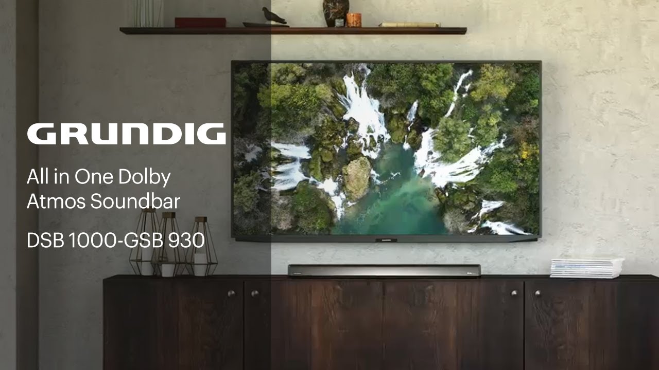 GRUNDIG | All in One Dolby Atmos Soundbar DSB 1000-GSB 930 - YouTube