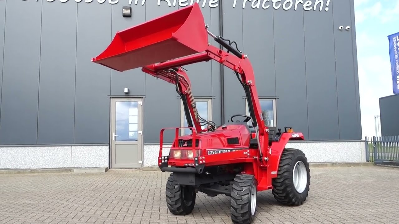 Mitsubishi MT16 4wd / 0660 Draaiuren / Voorlader - YouTube