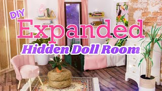 DIY - How to Make: EXPANDED Hidden Doll Rooms