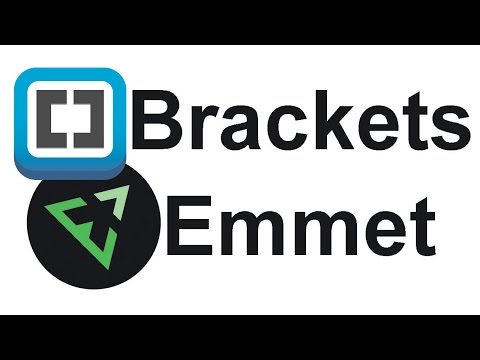 Brackets и Emmet