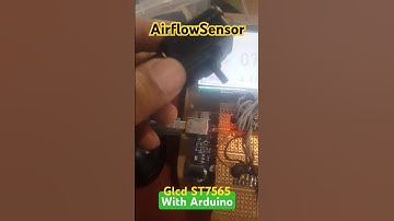AirFlow Sensor MAF (MASS AIR FLOW SENSOR )  With Arduino :GLCD ST7565 #trending