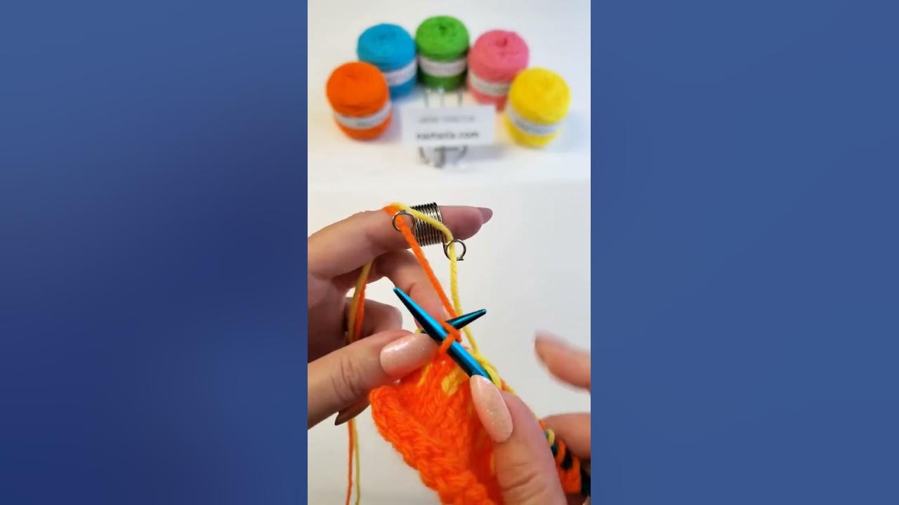 Crochet Tips And Tricks: DIY Finger Yarn Guide 