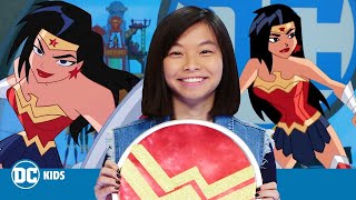 How To Make Wonder Woman's Shield | DC Kids Show