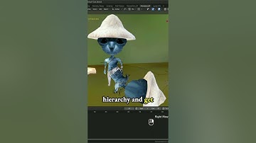 Ayooo, that looks sus for Smurf Cat meme - low poly 3d model game character in Blender