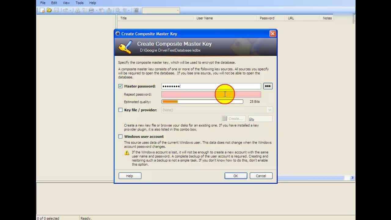How to Sync KeePass Database with Google Drive YouTube