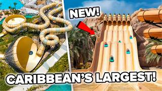 Riding ALL Water Slides at LARGEST Waterpark in the Caribbean! | El Dorado Park in Punta Cana