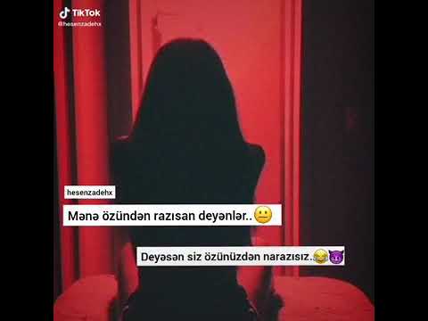 -mənə özünden razısan deyenler😐 deyesen siz özünüzden narazısız😂😈