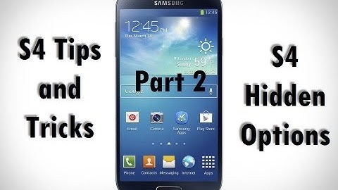 Samsung S4 Extra Features and Hidden Options Part 2 By GadgetsToUse