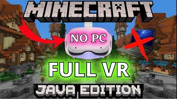 Minecraft VR FINALLY OUT Quest 2 NO PC FULL VR Movement