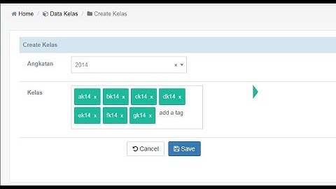 Input Form Multi Tag Using CodeIgniter and Database
