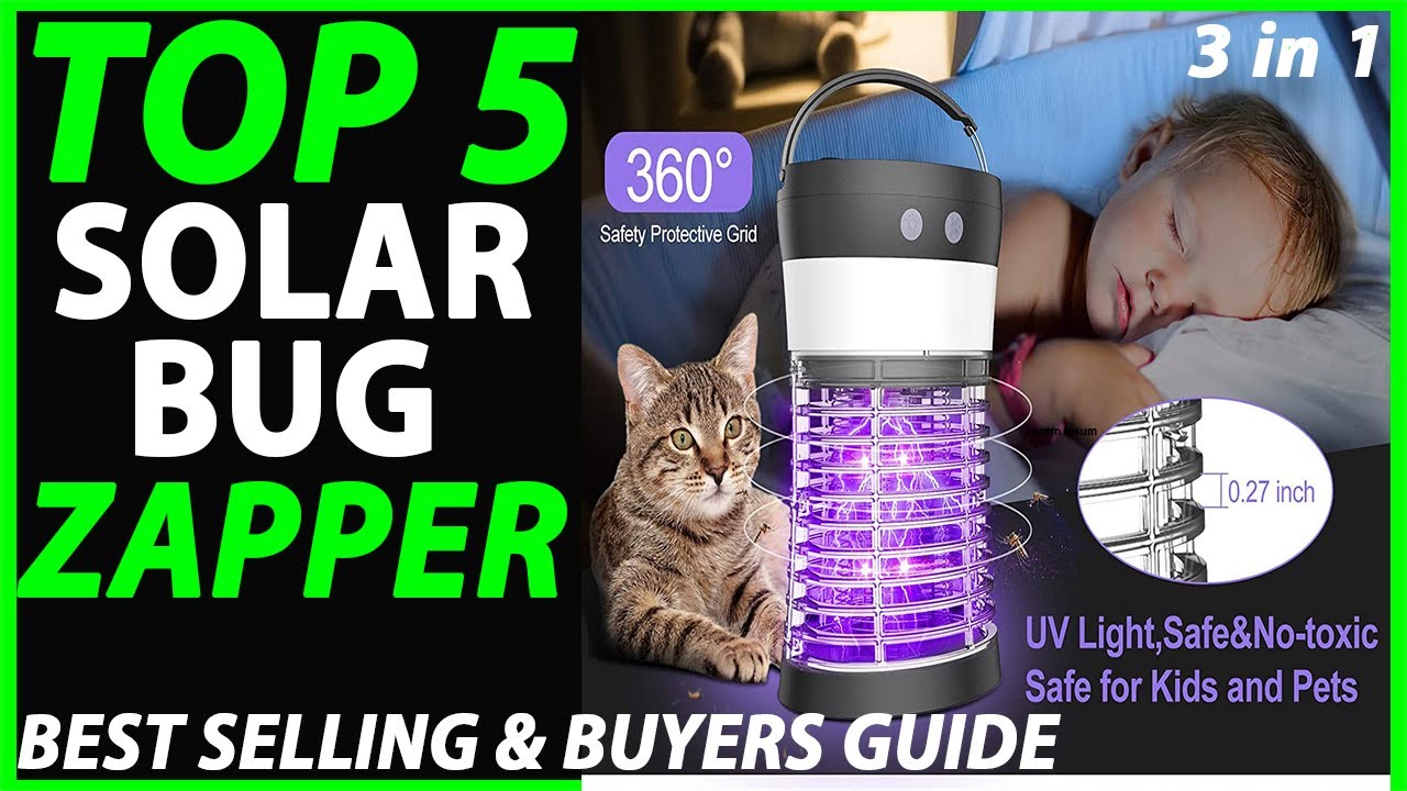 Best Solar Powered Bug Zappers 2022 TOP 5 YouTube