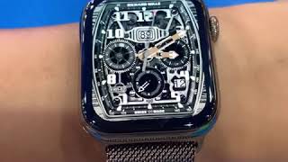 McLaren Inspiration Black Edition of Richard Mille Apple watch face