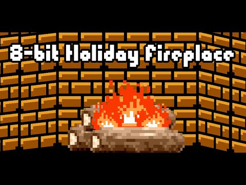 8-bit Holiday Fireplace Lite