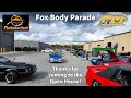 Fox Body Parade Leaving our FoxtoberFest Open House at Prestige Motorsports