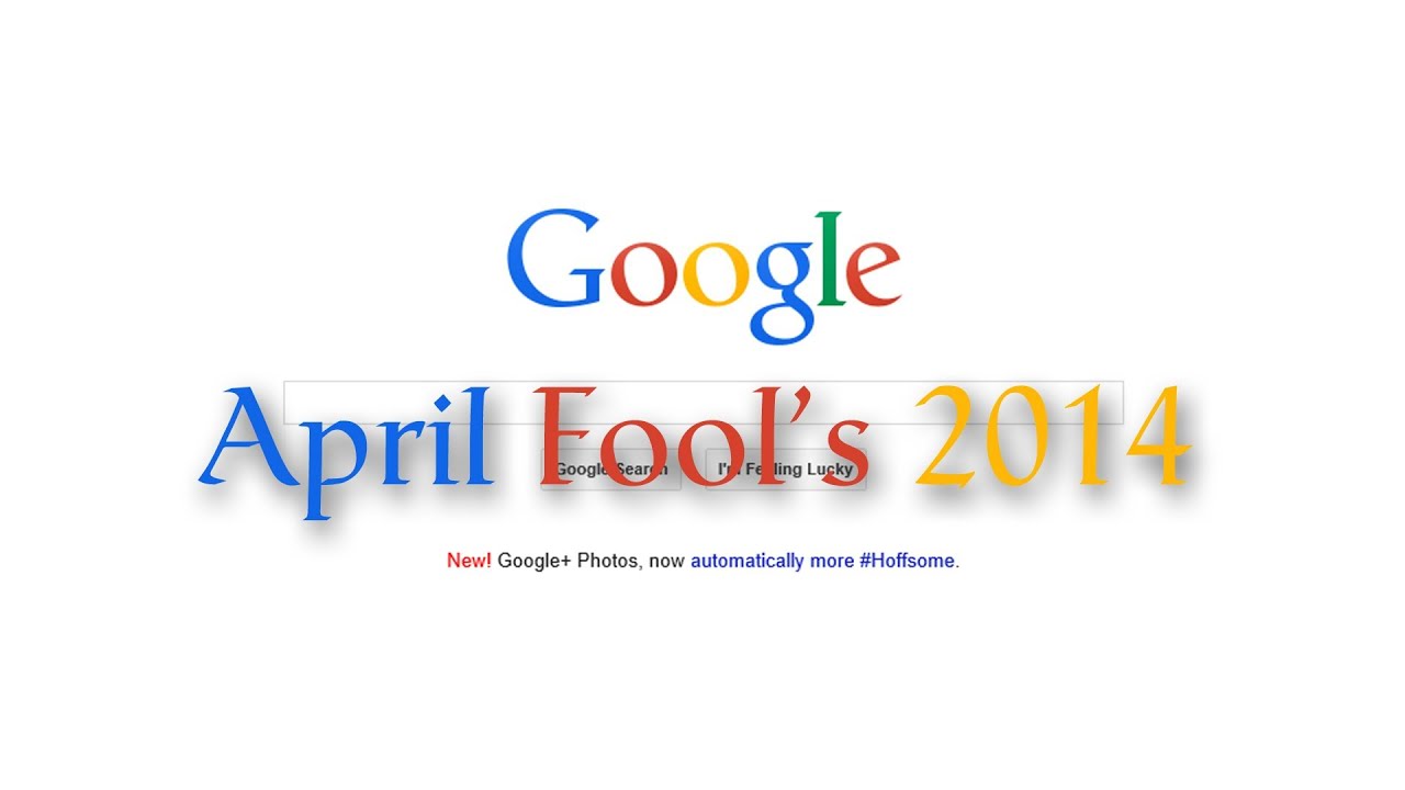Google's April Fool's Joke 2014 YouTube