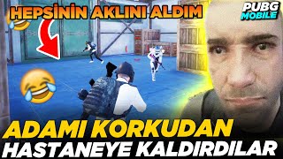 BENİ BOT SANDILAR ADAMI KORKUDAN HASTANEYE KALDIRDILAR / PUBG MOBİLE ROHAN KOMİK ANLAR