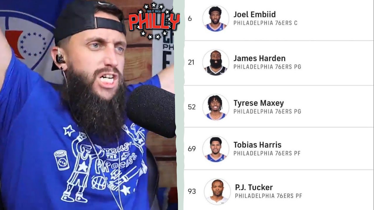 The Sixers ENTIRE starting lineup are in the top 100 YouTube