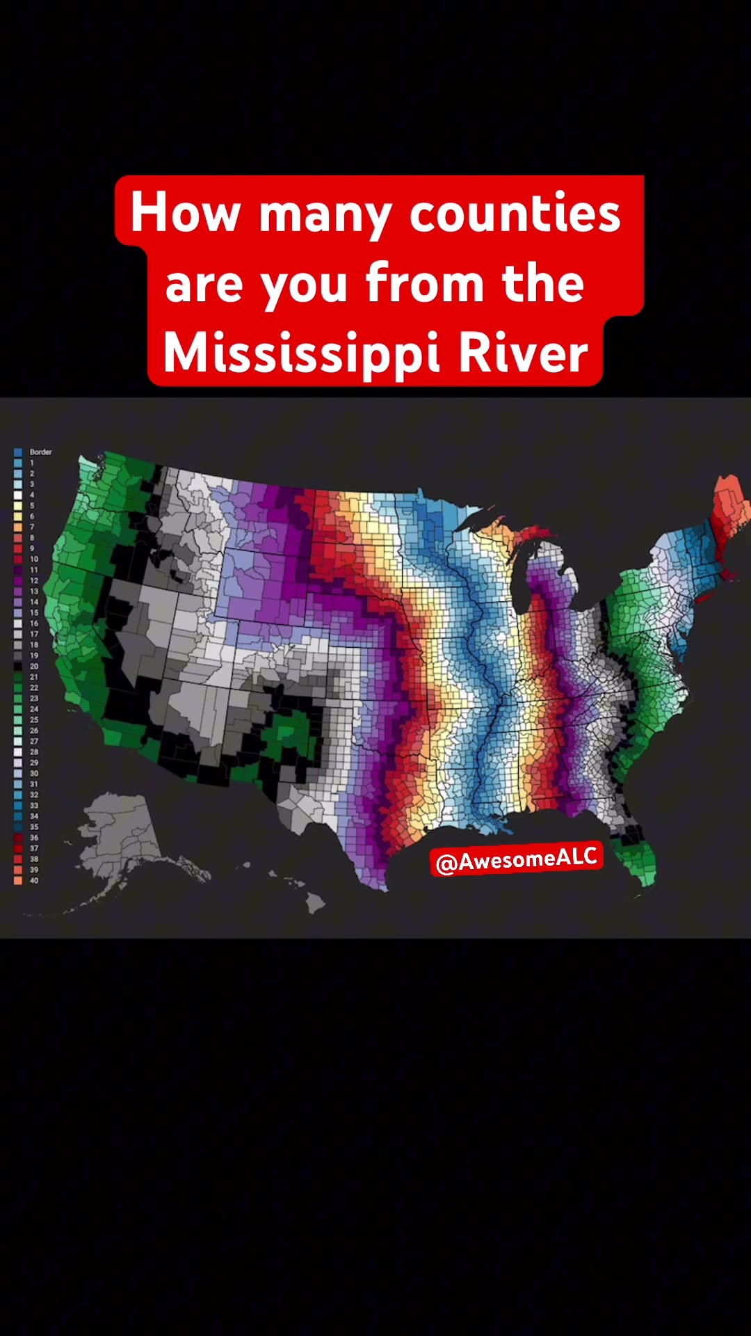 How Many Counties From The Mississippi - Oar2