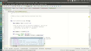 Android Kotlin Tutorial #183 - Reflection - Function References