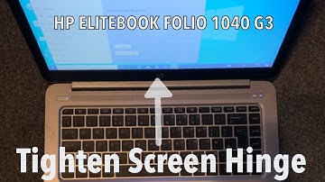 HP Elitebook Folio 1040 G3 - How To Tighten Loose Screen Hinge